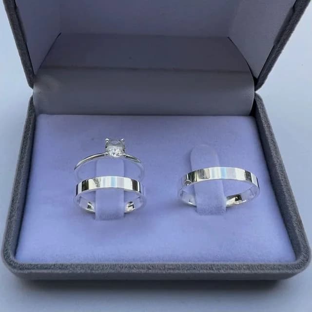✨ Aliança Lisa Reta Tradicional – 3mm ✨ — Oliveira Joias